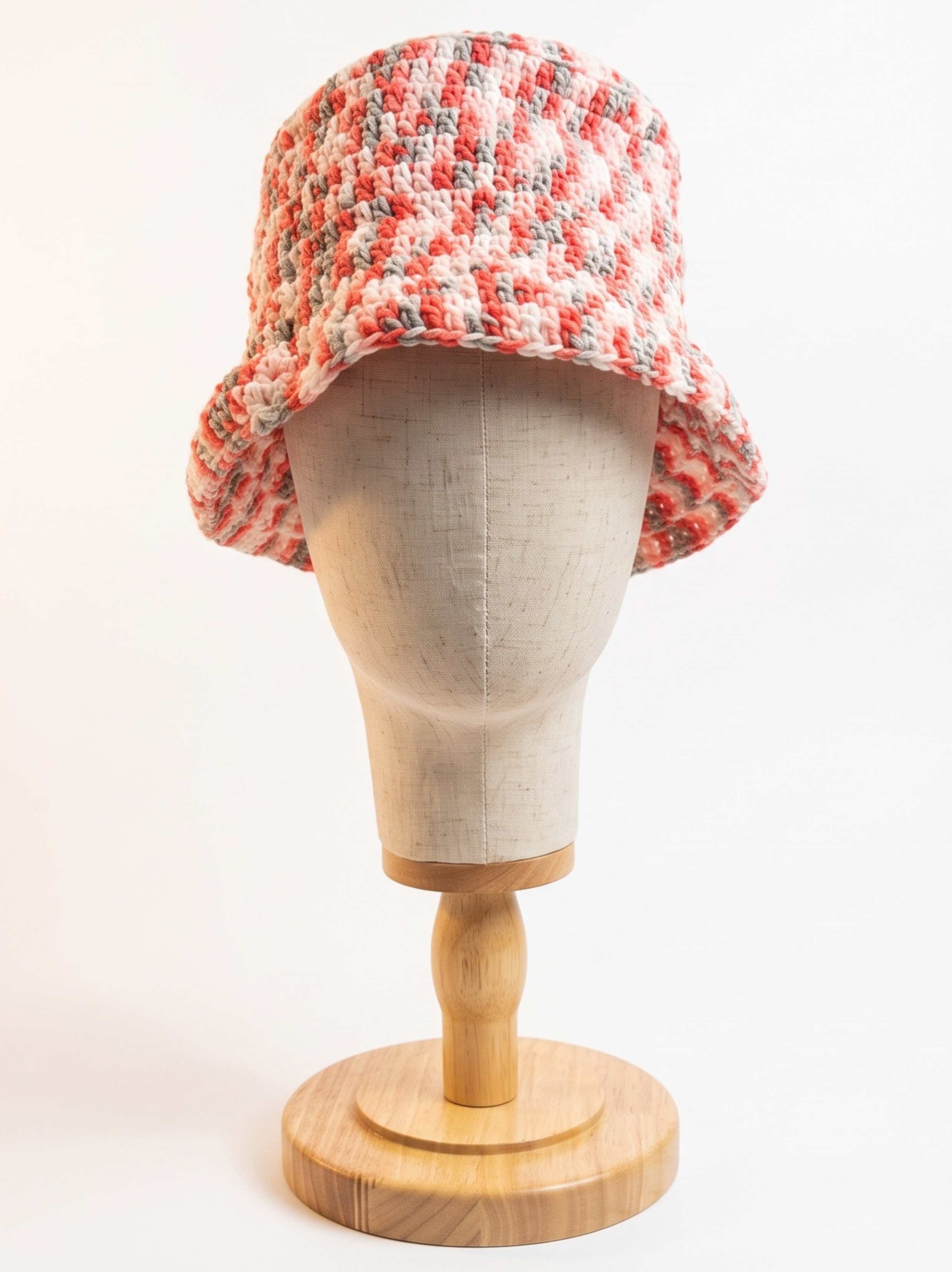 The Coraline crochet bucket hat